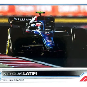 Nicholas Latifi - F1 Cars 2022 Topps Formula 1 Racing Base #123