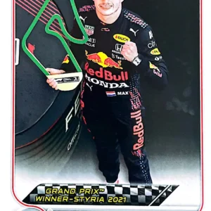 Max Verstappen - Grand Prix Winners 2022 Topps Formula 1 Racing Base #158