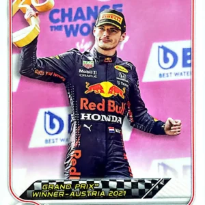 Max Verstappen - Grand Prix Winners 2022 Topps Formula 1 Racing Base #159