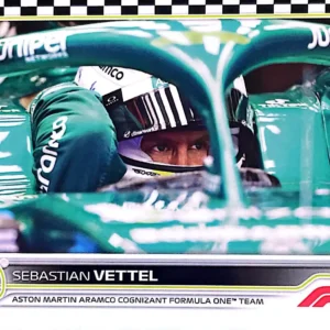 Sebastian Vettel - F1 Drivers 2022 Topps Formula 1 Racing Base Checker Flag Parallel #11