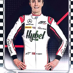 Frederik Vesti - F2 Drivers 2022 Topps Formula 1 Racing Base Checker Flag Parallel #85