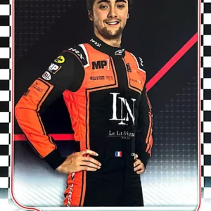 Clément Novalak - F2 Drivers 2022 Topps Formula 1 Racing Base Checker Flag Parallel #88