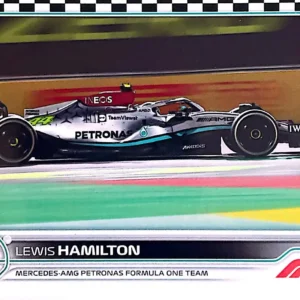 Lewis Hamilton - F1 Cars 2022 Topps Formula 1 Racing Base Checker Flag Parallel #111