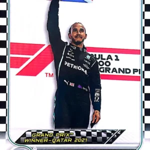 Lewis Hamilton - Grand Prix Winners 2022 Topps Formula 1 Racing Base Checker Flag Parallel #170