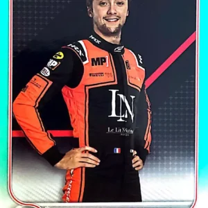 Clément Novalak - F2 Drivers 2022 Topps Formula 1 Racing Base Aqua Parallel #88 /199