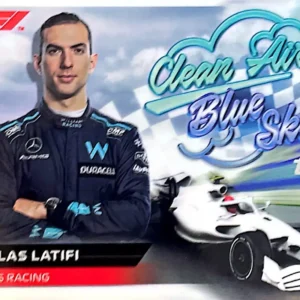 Nicholas Latifi 2022 Topps Formula 1 Racing Clean Air, Blue Skies #CABS-NL
