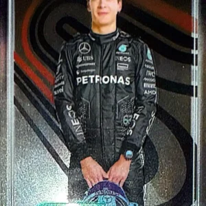 George Russell 2024 Topps Chrome Formula 1 Racing Base - F1 Drivers #5