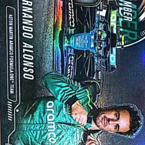 Fernando Alonso 2024 Topps Chrome Formula 1 Racing Camber #CAM-5
