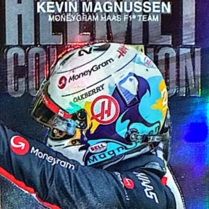 Kevin Magnussen 2024 Topps Chrome Formula 1 Racing Helmet Collection #HC-12