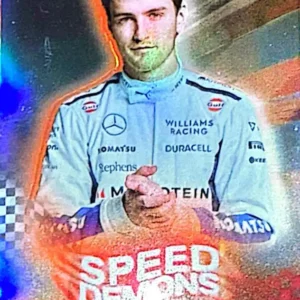 Logan Sargeant 2024 Topps Chrome Formula 1 Racing Speed Demons #SD-20