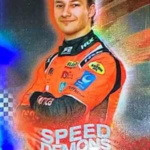 Oliver Bearman 2024 Topps Chrome Formula 1 Racing Speed Demons #SD-22