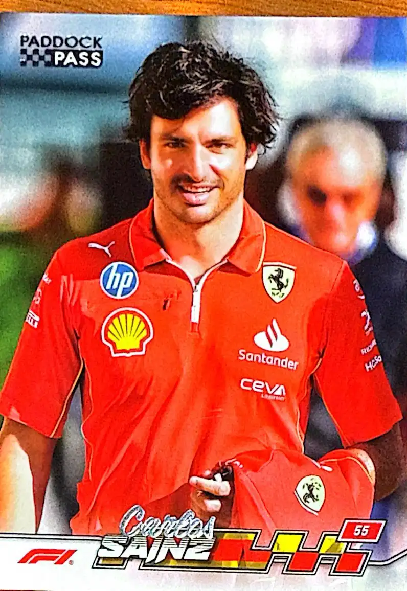 Carlos Sainz 2024 Topps Paddock Pass Formula 1 Base Set - F1 #4