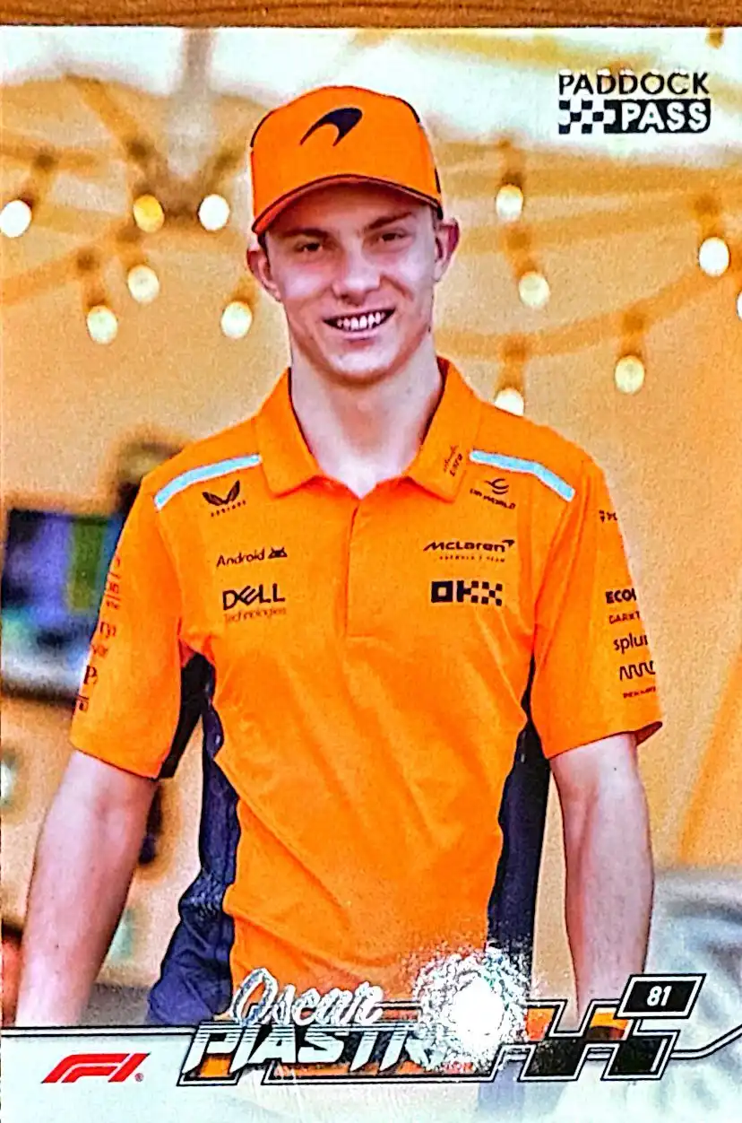 Oscar Piastri 2024 Topps Paddock Pass Formula 1 Base Set - F1 #8