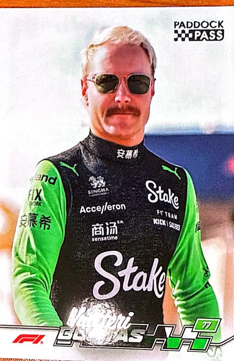 Valtteri Bottas 2024 Topps Paddock Pass Formula 1 Base Set - F1 #13