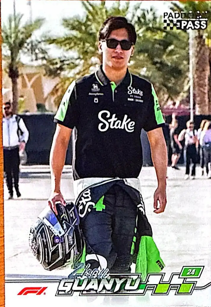 Zhou Guanyu 2024 Topps Paddock Pass Formula 1 Base Set - F1 #14