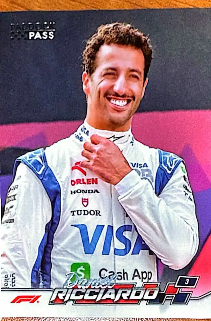 Daniel Ricciardo 2024 Topps Paddock Pass Formula 1 Base Set - F1 #18
