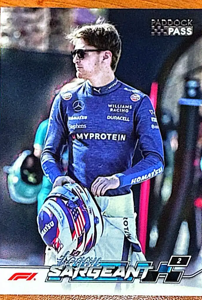 Logan Sargeant 2024 Topps Paddock Pass Formula 1 Base Set - F1 #20