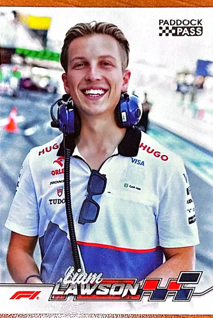 Liam Lawson 2024 Topps Paddock Pass Formula 1 Base Set - F1 #26
