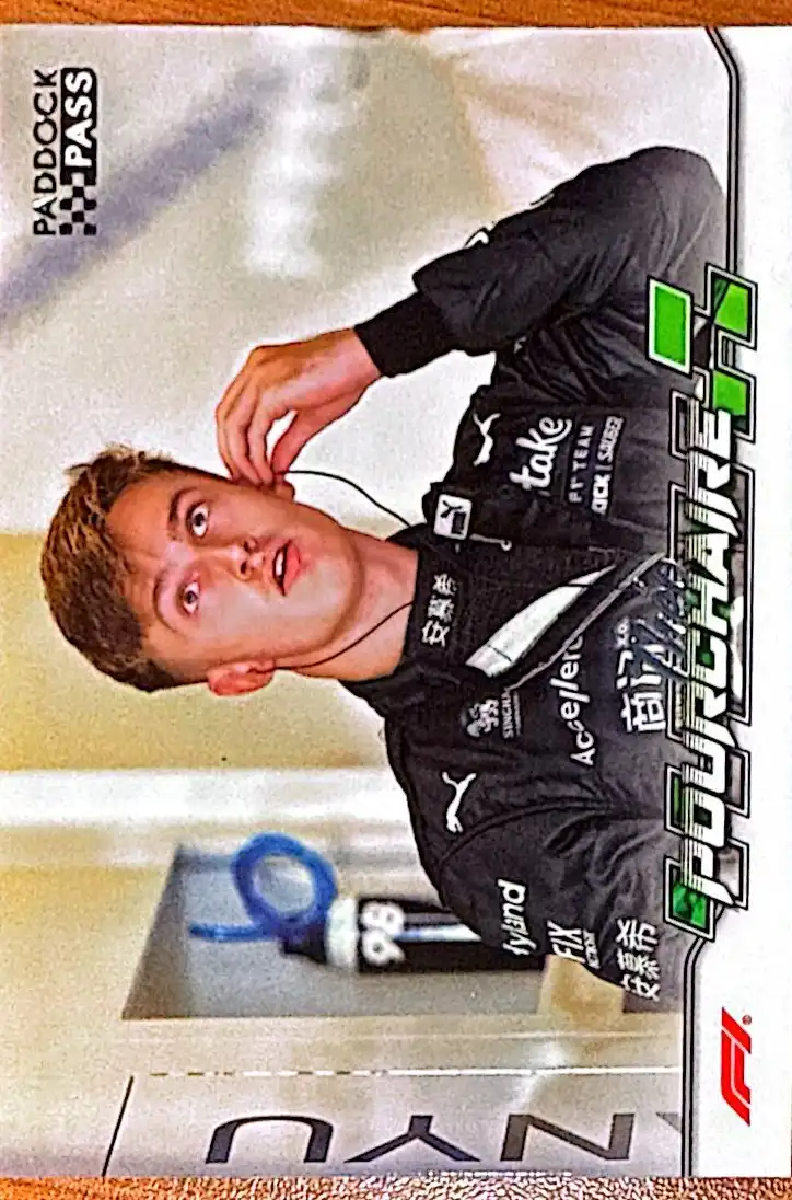 Théo Pourchaire 2024 Topps Paddock Pass Formula 1 Base Set - F1 #28