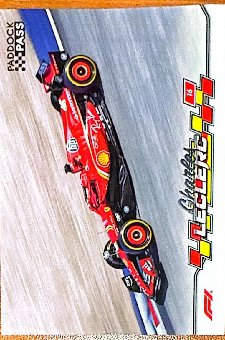 Charles Leclerc 2024 Topps Paddock Pass Formula 1 Base Set - F1 Cars #33
