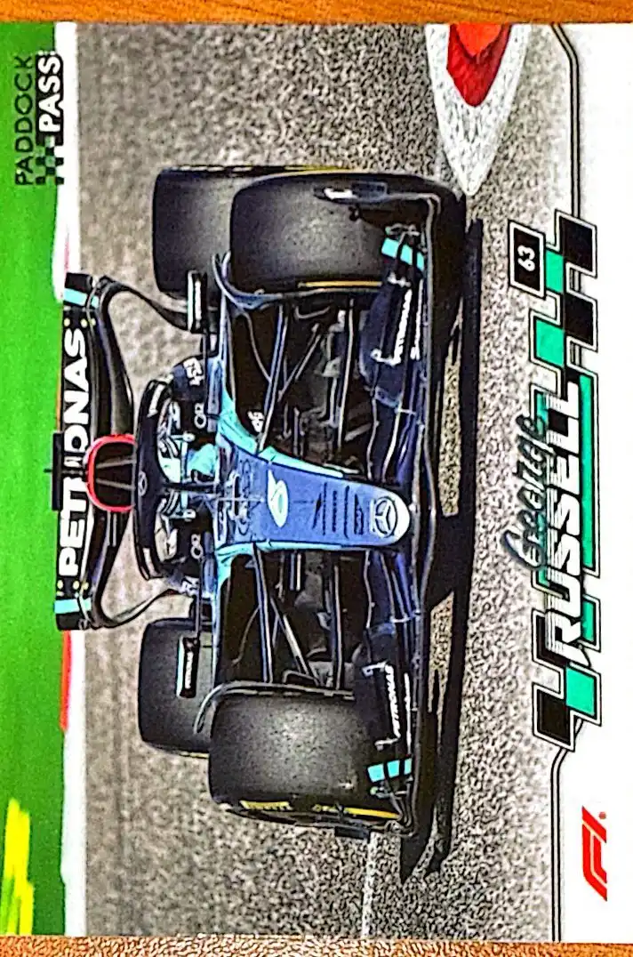 George Russell 2024 Topps Paddock Pass Formula 1 Base Set - F1 Cars #35
