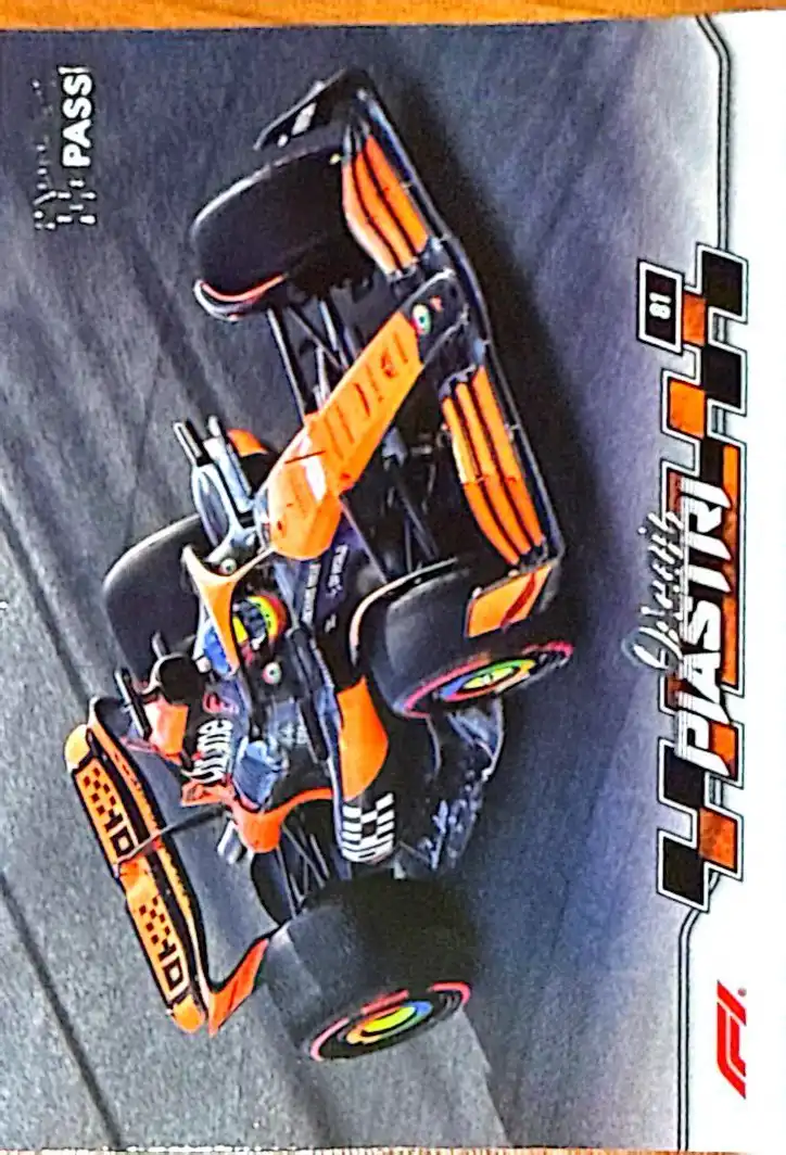 Oscar Piastri 2024 Topps Paddock Pass Formula 1 Base Set - F1 Cars #38