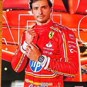 Carlos Sainz 2024 Topps Paddock Pass Formula 1 Base Set - F1 Closeups #54