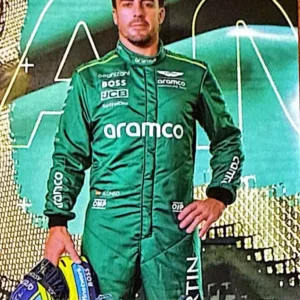 Fernando Alonso 2024 Topps Paddock Pass Formula 1 Base Set - F1 Closeups #61