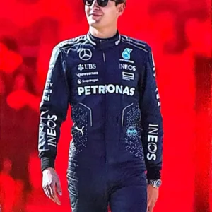 George Russell 2024 Topps Paddock Pass Formula 1 Base Set - F1 Red Foil Parallel #5