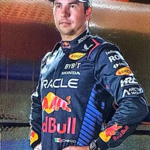 Sergio Perez 2024 Topps Paddock Pass Formula 1 Base Chrome - F1 Closeups #52