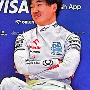 Yuki Tsunoda 2024 Topps Paddock Pass Formula 1 F1 Photo Variations #17