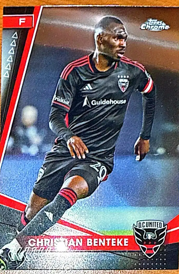Christian Benteke 2024 Topps Chrome MLS Soccer Base Set #45