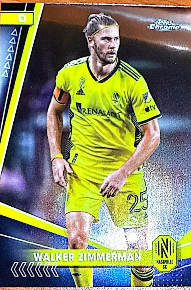 Walker Zimmerman 2024 Topps Chrome MLS Soccer Base Set #76