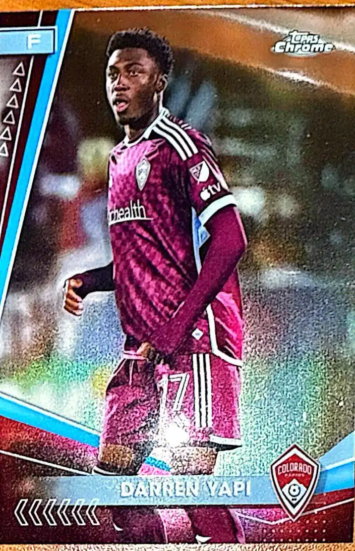 Darren Yapi 2024 Topps Chrome MLS Soccer Base Set #77