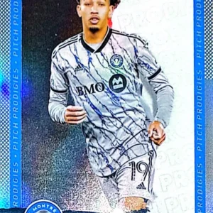 Nathan Saliba - Pitch Prodigies 2024 Topps Chrome MLS Soccer Base Refractors Parallel #93