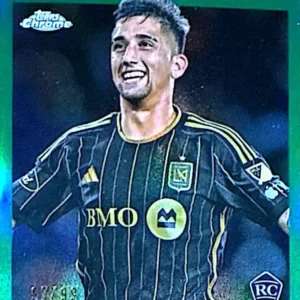 Cristian Olivera 2024 Topps Chrome MLS Soccer Topps 1964 Football Green Refractors #64T-8 /99