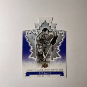 Ace Bailey 2017-18 Upper Deck Maple Leafs Centennial Base Set - Blue Die-Cut #2