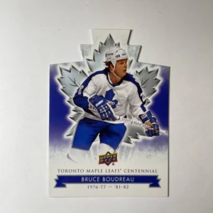 Bruce Boudreau 2017-18 Upper Deck Maple Leafs Centennial Base Set - Blue Die-Cut #21