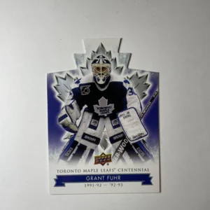 Grant Fuhr 2017-18 Upper Deck Maple Leafs Centennial Base Set - Blue Die-Cut #26