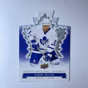 Robert Reichel 2017-18 Upper Deck Maple Leafs Centennial Base Set - Blue Die-Cut #48