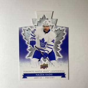 Nazem Kadri 2017-18 Upper Deck Maple Leafs Centennial Base Set - Blue Die-Cut #61