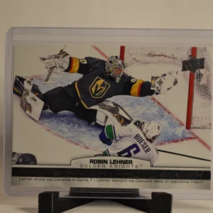 Robin Lehner 2021-22 Upper Deck Tim Hortons Collectors Series Photo Finish #PF-5