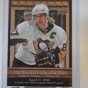 Sidney Crosby 2010-11 Upper Deck Biography of a Season Biography of a Season #2