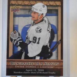 Steven Stamkos 2010-11 Upper Deck Biography of a Season Biography of a Season #4