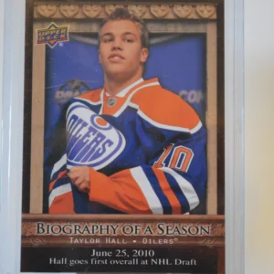 Taylor Hall 2010-11 Upper Deck Biography of a Season Biography of a Season #9