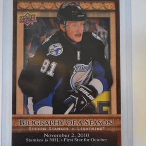 Steven Stamkos 2010-11 Upper Deck Biography of a Season Biography of a Season #12