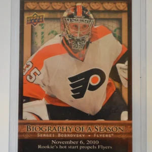 Sergei Bobrovsky 2010-11 Upper Deck Biography of a Season Biography of a Season #13