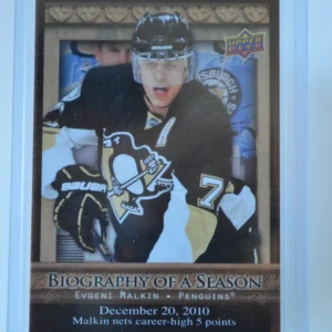 Evgeni Malkin 2010-11 Upper Deck Biography of a Season Biography of a Season #19