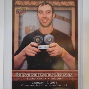Zdeno Chara 2010-11 Upper Deck Biography of a Season Biography of a Season #22