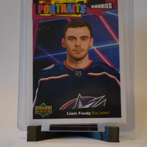 Liam Foudy 2020-21 Upper Deck Series 1 Hockey Portraits - Rookies #P-48